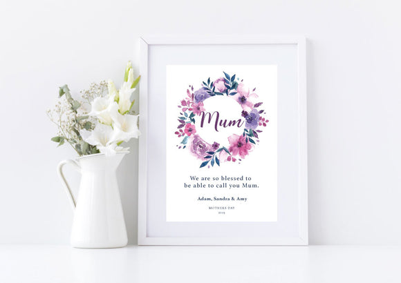 Floral Mother's Day Print