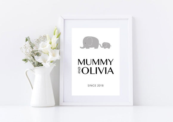 Mummy & Me Mother's Day Print