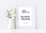 Mummy & Me Mother's Day Print