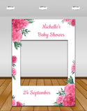 Pink Peony Baby Shower InstaFrame