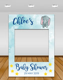 Blue Elephant Baby Shower InstaFrame