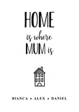Home is Where Mum is Mother's Day Print